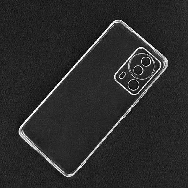 Xiaomi Mi 13 Lite Kılıf Zore Süper Silikon Kapak Renksiz