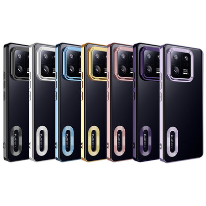 Xiaomi Mi 13 Pro Kılıf Kamera Korumalı Logo Gösteren Zore Omega Kapak Derin Mor