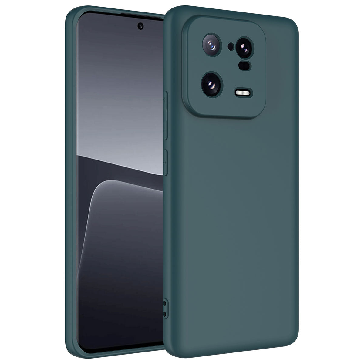 Xiaomi Mi 13 Pro Kılıf Zore Mara Lansman Kapak Koyu Yeşil