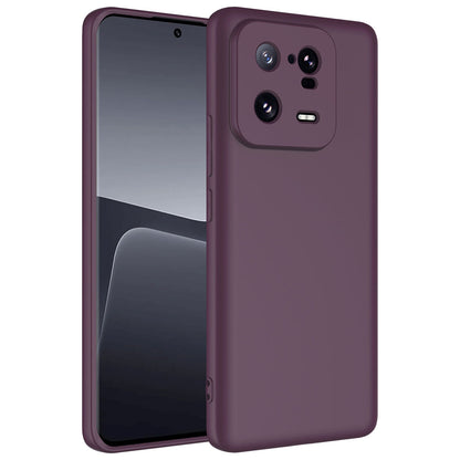 Xiaomi Mi 13 Pro Kılıf Zore Mara Lansman Kapak Koyu Mor