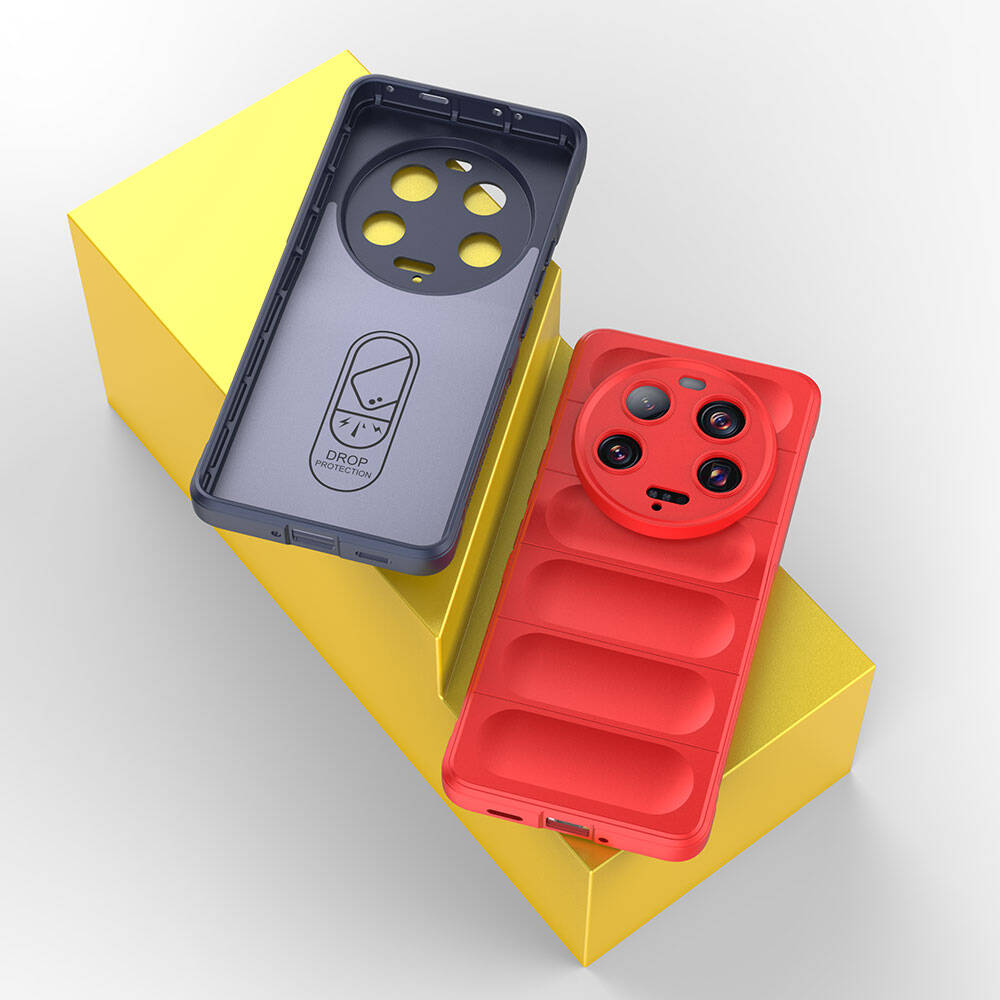 Xiaomi Mi 13 Ultra Kılıf Esnek TPU Oyuklu Arka Yüzey Tasarımlı Zore Etnik Silikon Kapak Siyah