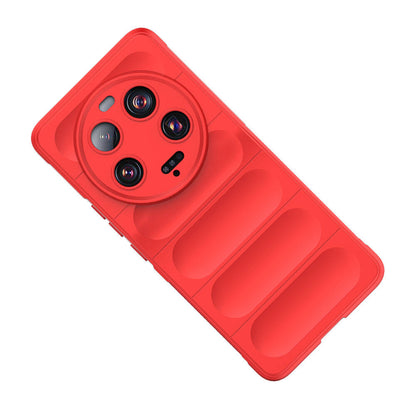 Xiaomi Mi 13 Ultra Kılıf Esnek TPU Oyuklu Arka Yüzey Tasarımlı Zore Etnik Silikon Kapak Lacivert