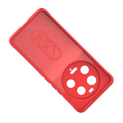 Xiaomi Mi 13 Ultra Kılıf Esnek TPU Oyuklu Arka Yüzey Tasarımlı Zore Etnik Silikon Kapak Koyu Yeşil