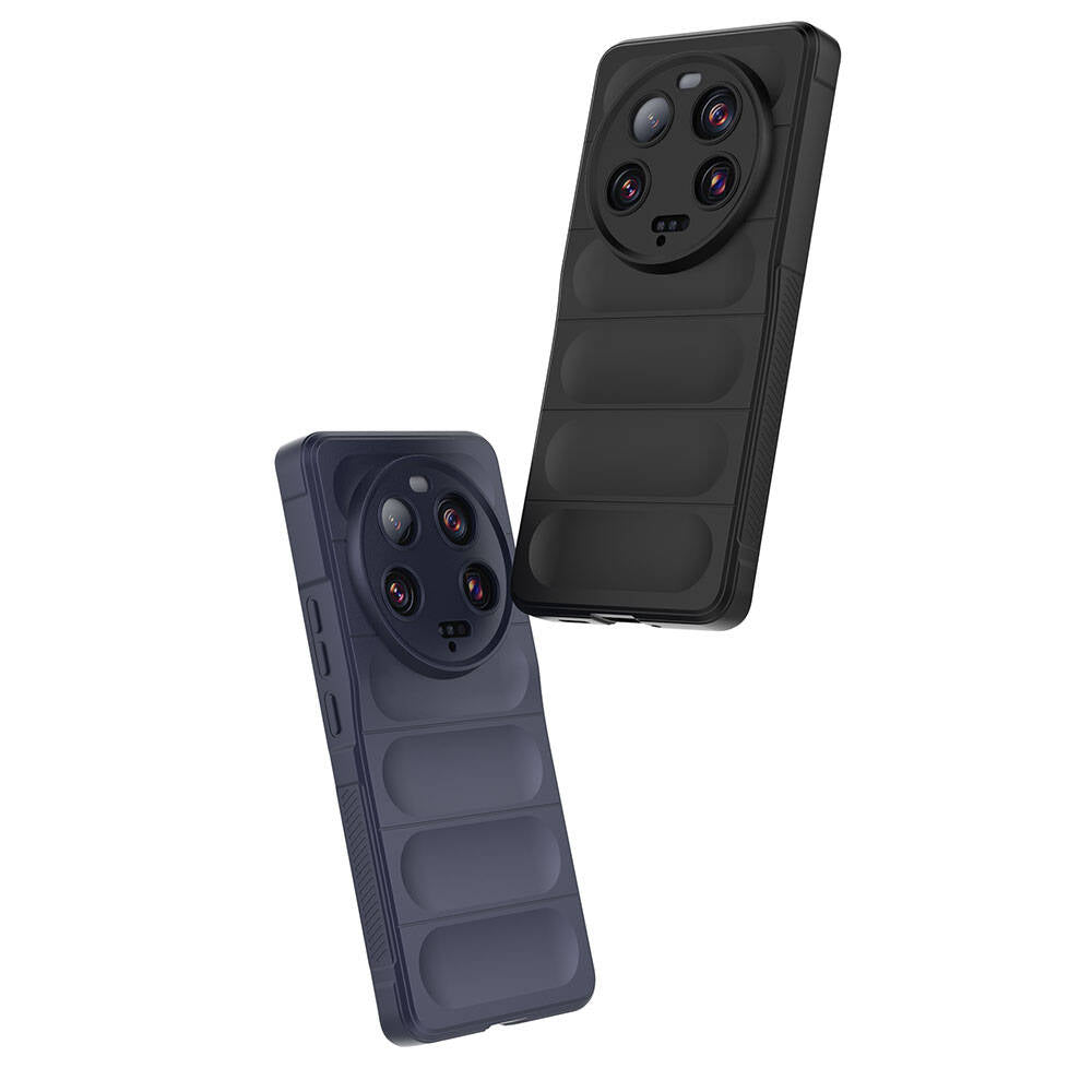 Xiaomi Mi 13 Ultra Kılıf Esnek TPU Oyuklu Arka Yüzey Tasarımlı Zore Etnik Silikon Kapak Kırmızı