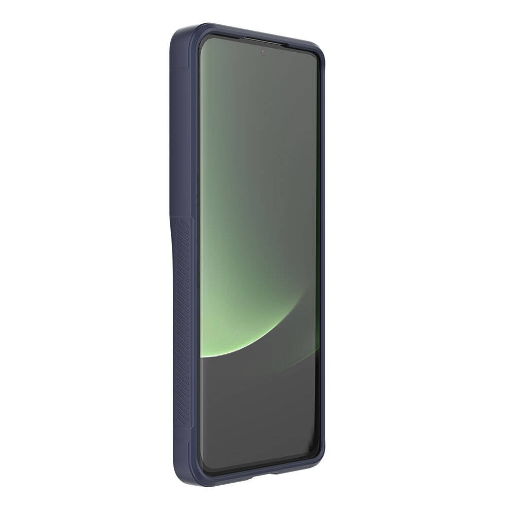 Xiaomi Mi 13 Ultra Kılıf Esnek TPU Oyuklu Arka Yüzey Tasarımlı Zore Etnik Silikon Kapak Lacivert