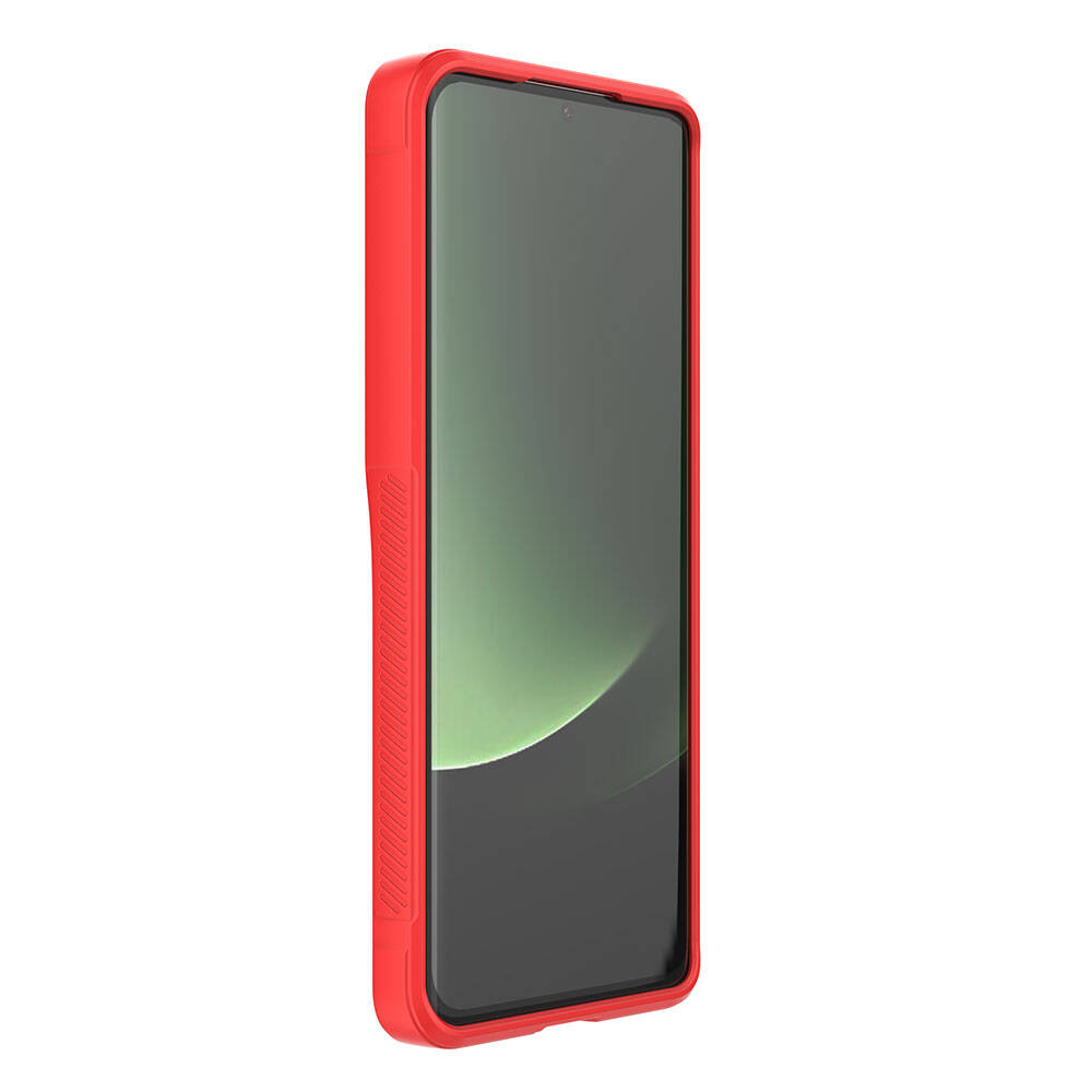 Xiaomi Mi 13 Ultra Kılıf Esnek TPU Oyuklu Arka Yüzey Tasarımlı Zore Etnik Silikon Kapak Koyu Yeşil