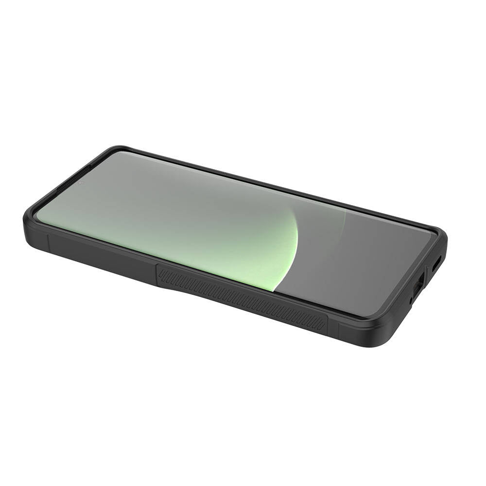 Xiaomi Mi 13 Ultra Kılıf Esnek TPU Oyuklu Arka Yüzey Tasarımlı Zore Etnik Silikon Kapak Siyah