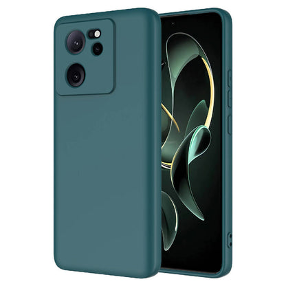 Xiaomi Mi 13T Kılıf Zore Mara Lansman Kapak Koyu Yeşil