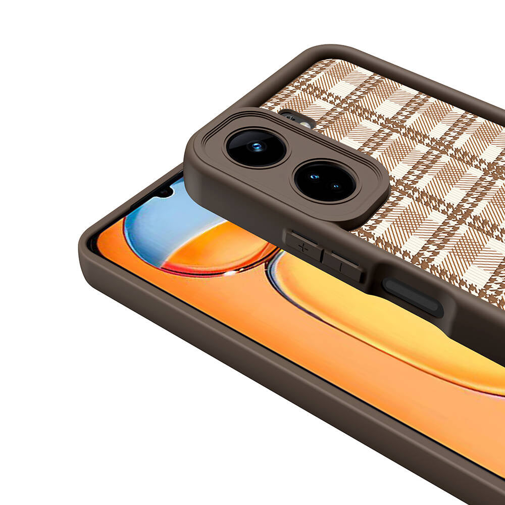 Xiaomi Mi 13T Pro Kılıf Kamera Korumalı Baskılı Arka Yüzey Zore Klas Kapak Siyah