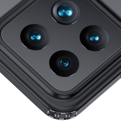 Xiaomi Mi 14 Kılıf Sert PC Arka Yüzey Wireless Şarj Özellikli Zore Flet M-safe Kapak Renksiz