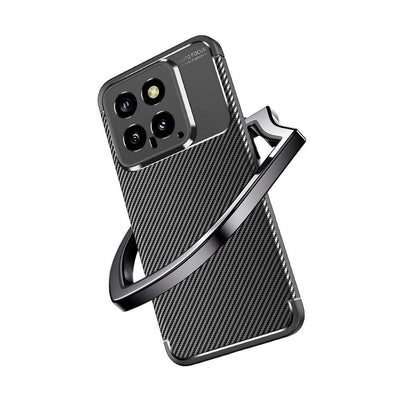 Xiaomi Mi 14 Kılıf Zore Negro Silikon Kapak Siyah