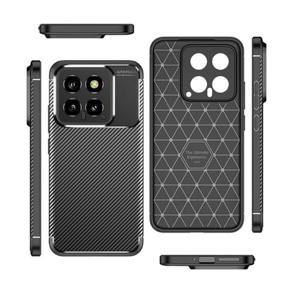 Xiaomi Mi 14 Kılıf Zore Negro Silikon Kapak Siyah