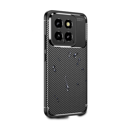 Xiaomi Mi 14 Kılıf Zore Negro Silikon Kapak Siyah