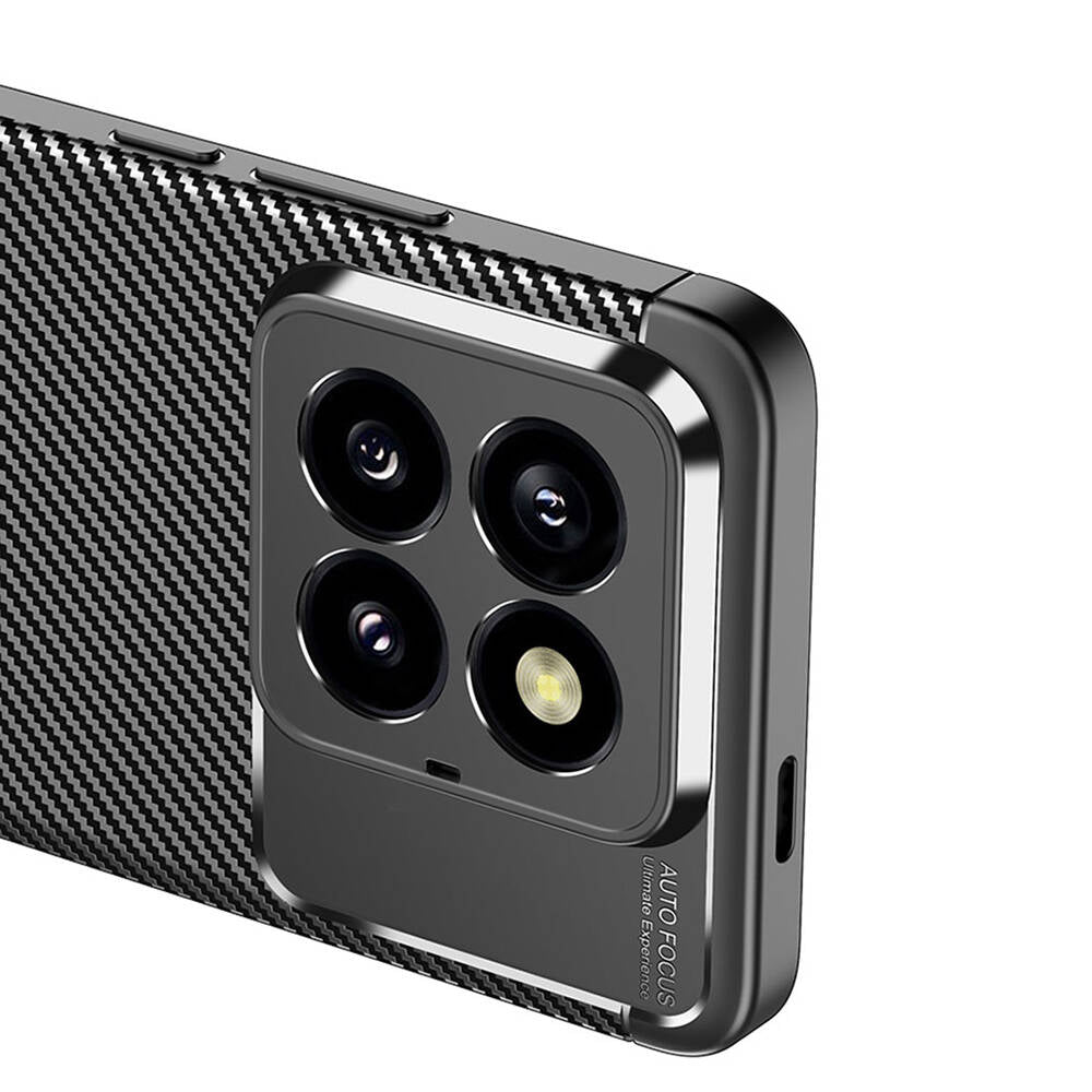 Xiaomi Mi 14 Pro Kılıf Zore Negro Silikon Kapak Siyah