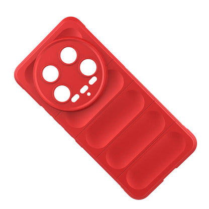 Xiaomi Mi 14 Ultra Kılıf Esnek TPU Oyuklu Arka Yüzey Tasarımlı Zore Etnik Silikon Kapak Lacivert