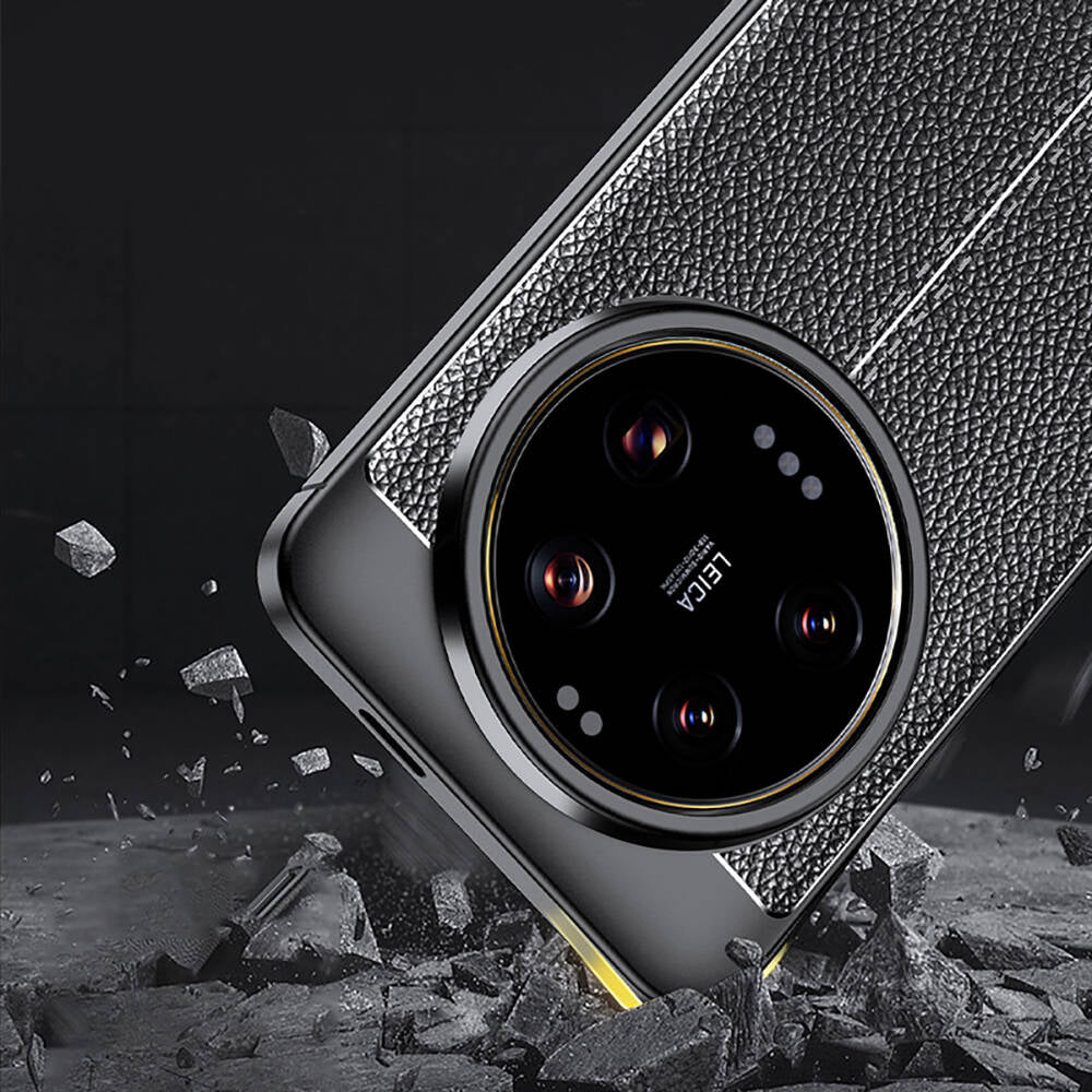 Xiaomi Mi 14 Ultra Kılıf Zore Niss Silikon Kapak Siyah