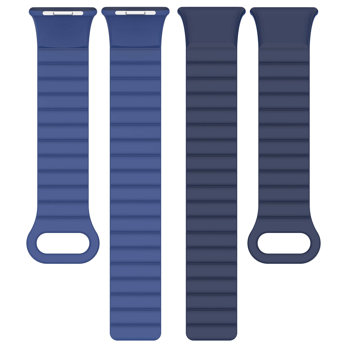 Xiaomi Mi Band 8 Pro Silikon Kordon Zore KRD-105 Strap Kayış Pembe-Mavi