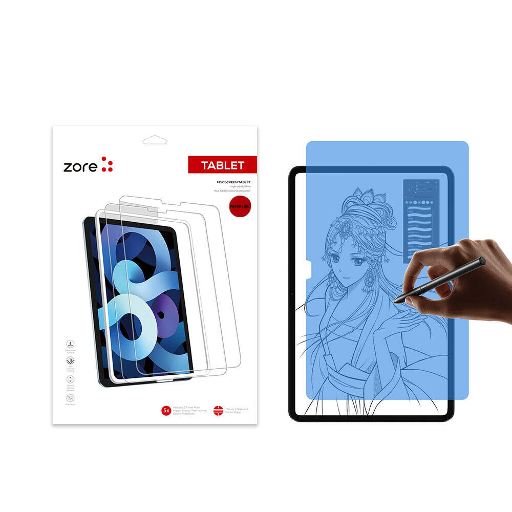 Xiaomi Pad 6 Kağıt Hisli Mat Zore Paper-Like Ekran Koruyucu Renksiz