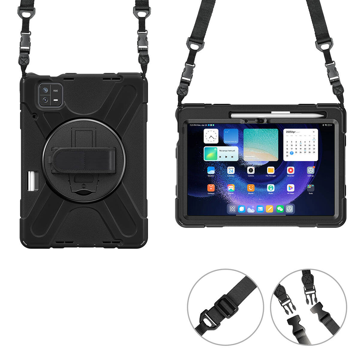 Xiaomi Pad 6 Zore Defender Tablet Silikon Siyah