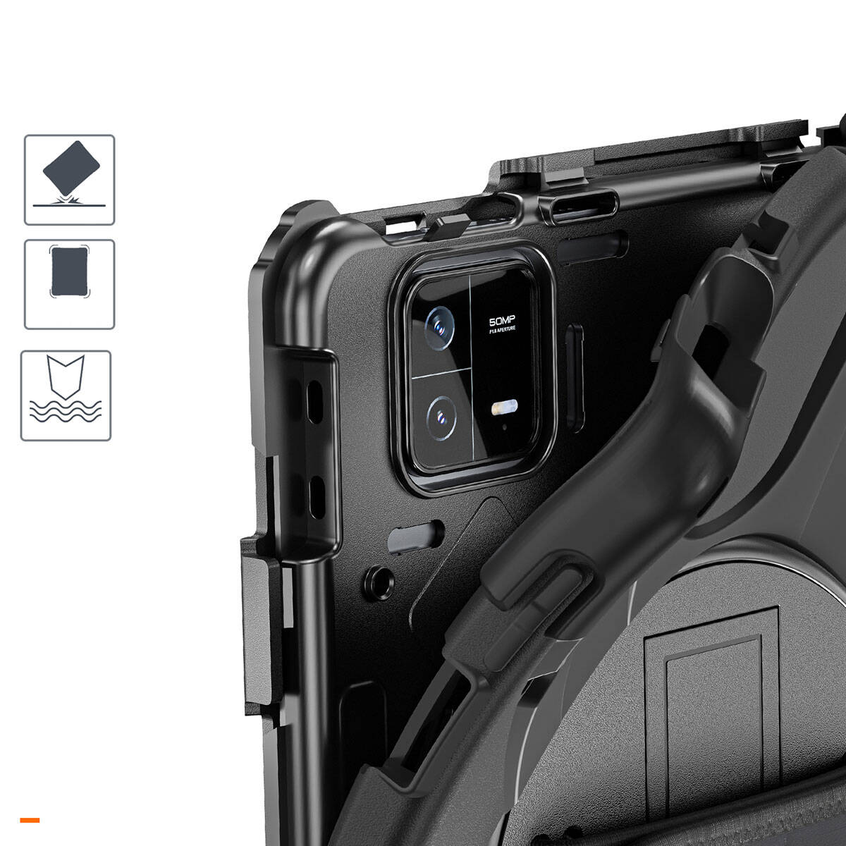 Xiaomi Pad 6 Zore Defender Tablet Silikon Siyah