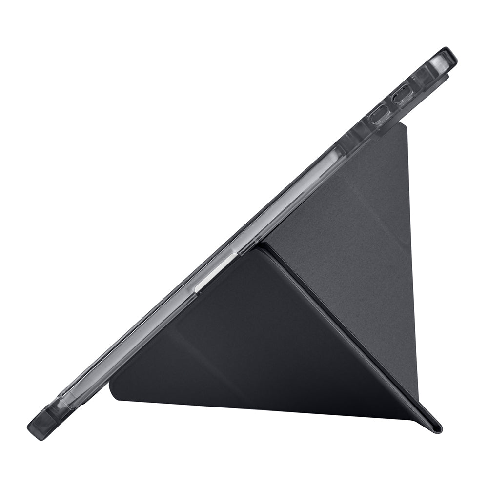 Xiaomi Pad 7 Kılıf Zore Tri Folding Kalem Bölmeli Standlı Kılıf Mavi