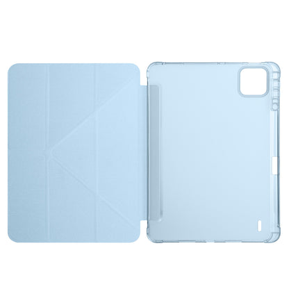 Xiaomi Pad 7 Kılıf Zore Tri Folding Kalem Bölmeli Standlı Kılıf Koyu Yeşil