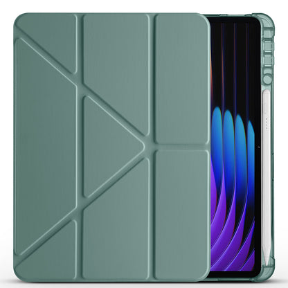 Xiaomi Pad 7 Pro Kılıf Zore Tri Folding Kalem Bölmeli Standlı Kılıf Lila