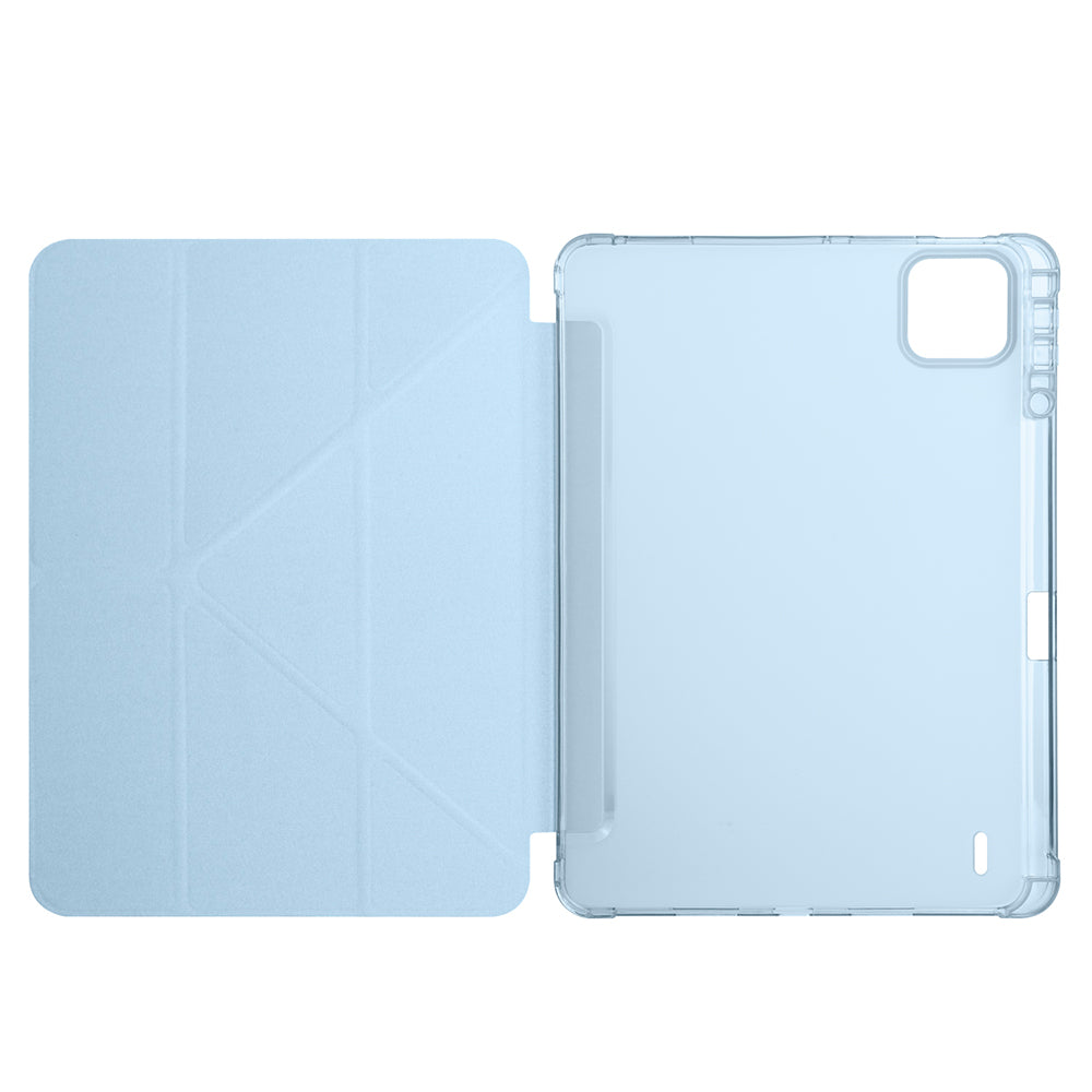 Xiaomi Pad 7 Pro Kılıf Zore Tri Folding Kalem Bölmeli Standlı Kılıf Koyu Yeşil