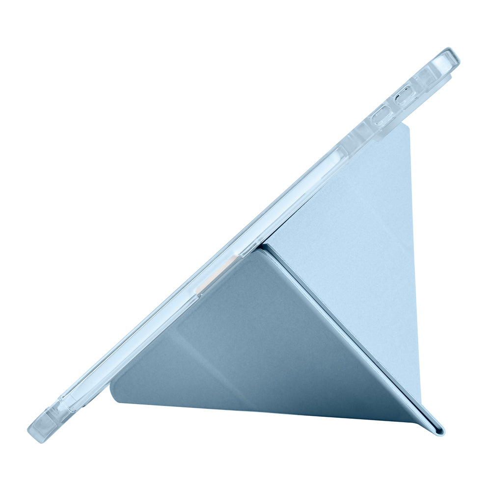 Xiaomi Pad 7 Pro Kılıf Zore Tri Folding Kalem Bölmeli Standlı Kılıf Mavi