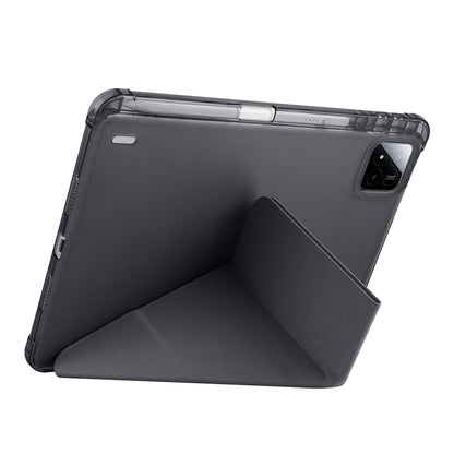 Xiaomi Pad 7 Pro Kılıf Zore Tri Folding Kalem Bölmeli Standlı Kılıf Mavi