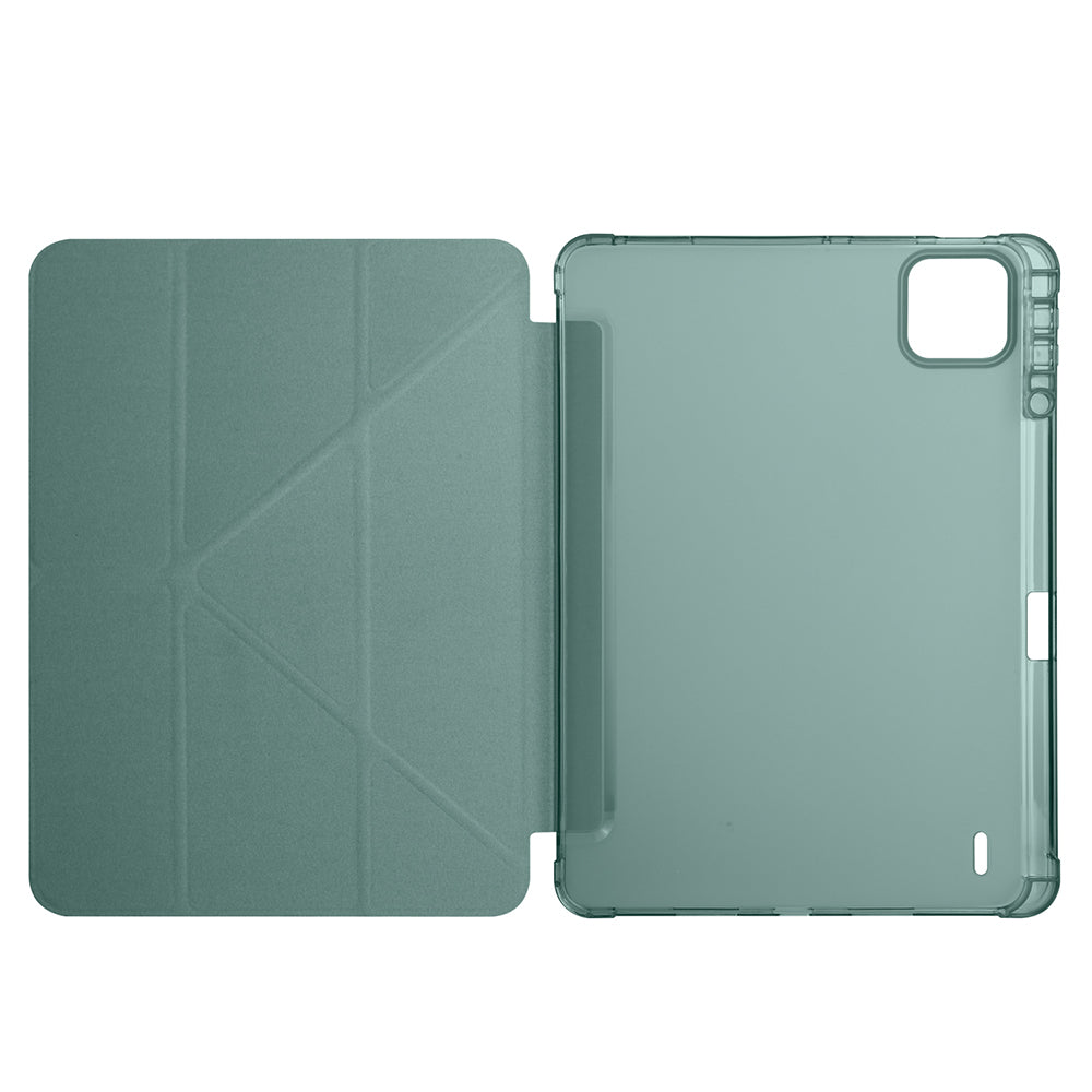 Xiaomi Pad 7 Pro Kılıf Zore Tri Folding Kalem Bölmeli Standlı Kılıf Lacivert