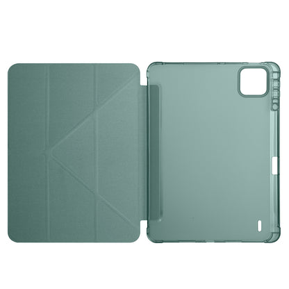 Xiaomi Pad 7 Pro Kılıf Zore Tri Folding Kalem Bölmeli Standlı Kılıf Mavi