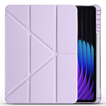 Xiaomi Pad 7 Pro Kılıf Zore Tri Folding Kalem Bölmeli Standlı Kılıf Mavi