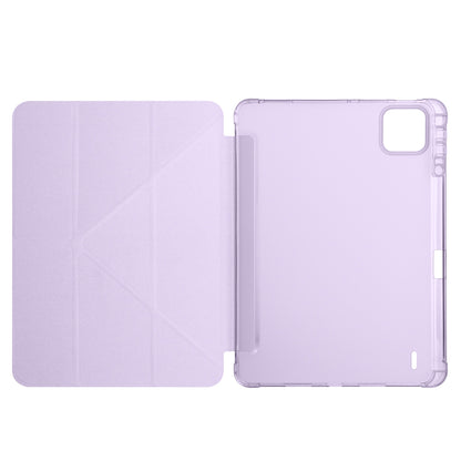 Xiaomi Pad 7 Pro Kılıf Zore Tri Folding Kalem Bölmeli Standlı Kılıf Lacivert