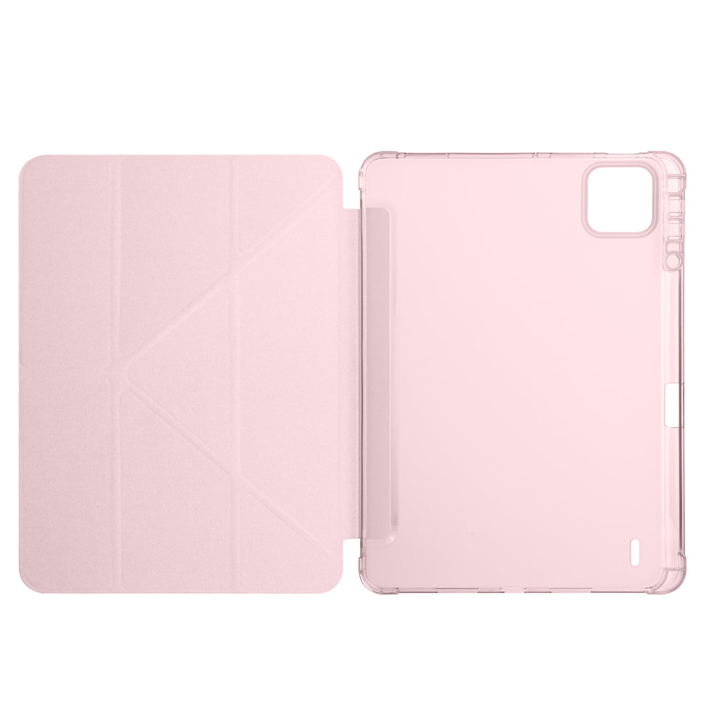 Xiaomi Pad 7 Pro Kılıf Zore Tri Folding Kalem Bölmeli Standlı Kılıf Lacivert