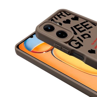 Xiaomi Poco C65 Kılıf Kamera Korumalı Baskılı Arka Yüzey Zore Klas Kapak Siyah