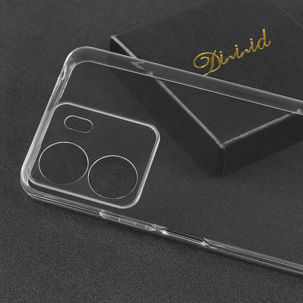 Xiaomi Poco C65 Kılıf Zore Süper Silikon Kapak Renksiz