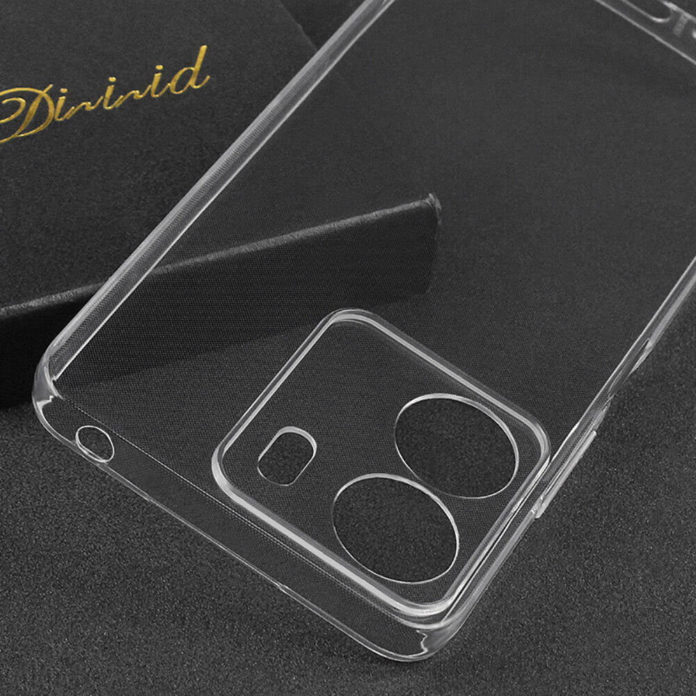 Xiaomi Poco C65 Kılıf Zore Süper Silikon Kapak Renksiz