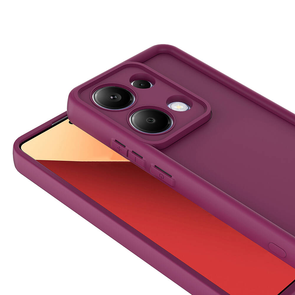 Xiaomi Poco M6 Pro 4G Kılıf Kamera Korumalı Zore Ananas Kapak Kahverengi