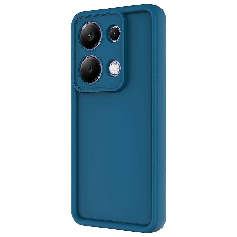 Xiaomi Poco M6 Pro 4G Kılıf Kamera Korumalı Zore Ananas Kapak Pembe Koyu