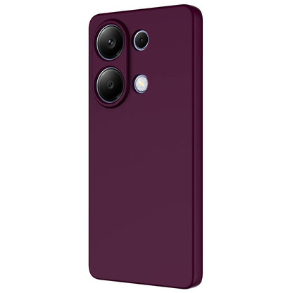 Xiaomi Poco M6 Pro 4G Kılıf Zore Mara Lansman Kapak Koyu Mor