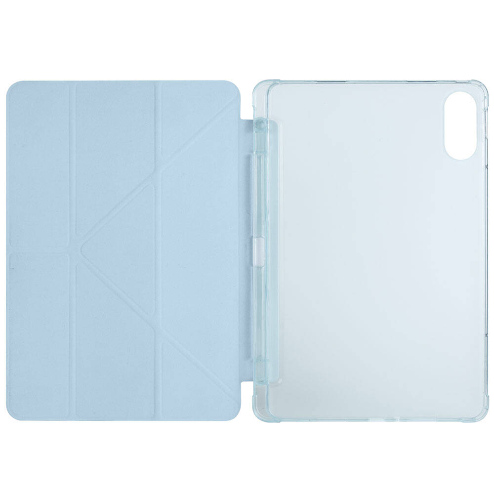 Xiaomi Poco Pad Kılıf Zore Tri Folding Kalem Bölmeli Standlı Kılıf Koyu Yeşil