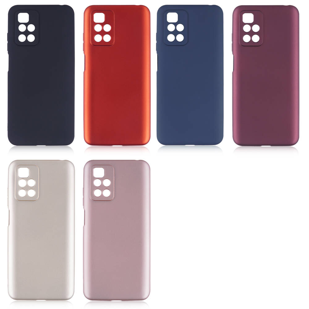 Xiaomi Redmi 10 2022 Kılıf Zore Premier Silikon Kapak Kırmızı