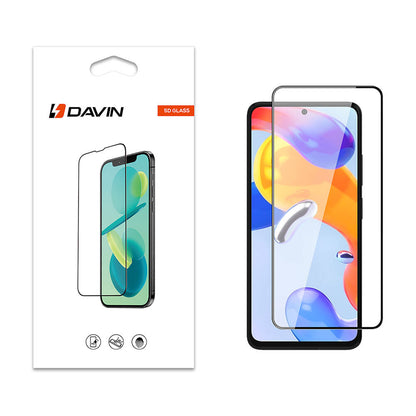 Xiaomi Redmi 11 Pro 5G Davin 5D Cam Ekran Koruyucu Siyah