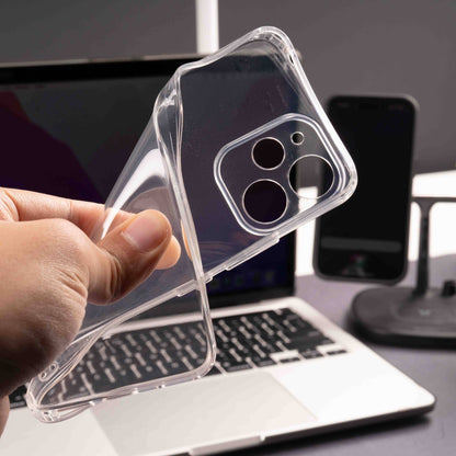 Xiaomi Redmi 12 4G Kılıf Zore 2mm Anti Shock Silikon Şeffaf