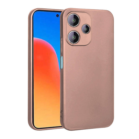 Xiaomi Redmi 12 5G Kılıf Zore Premier Silikon Kapak Rose Gold