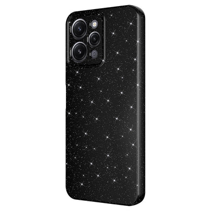 Xiaomi Redmi 12 Kılıf Kamera Korumalı Simli Lüks Zore Koton Kapak Lila