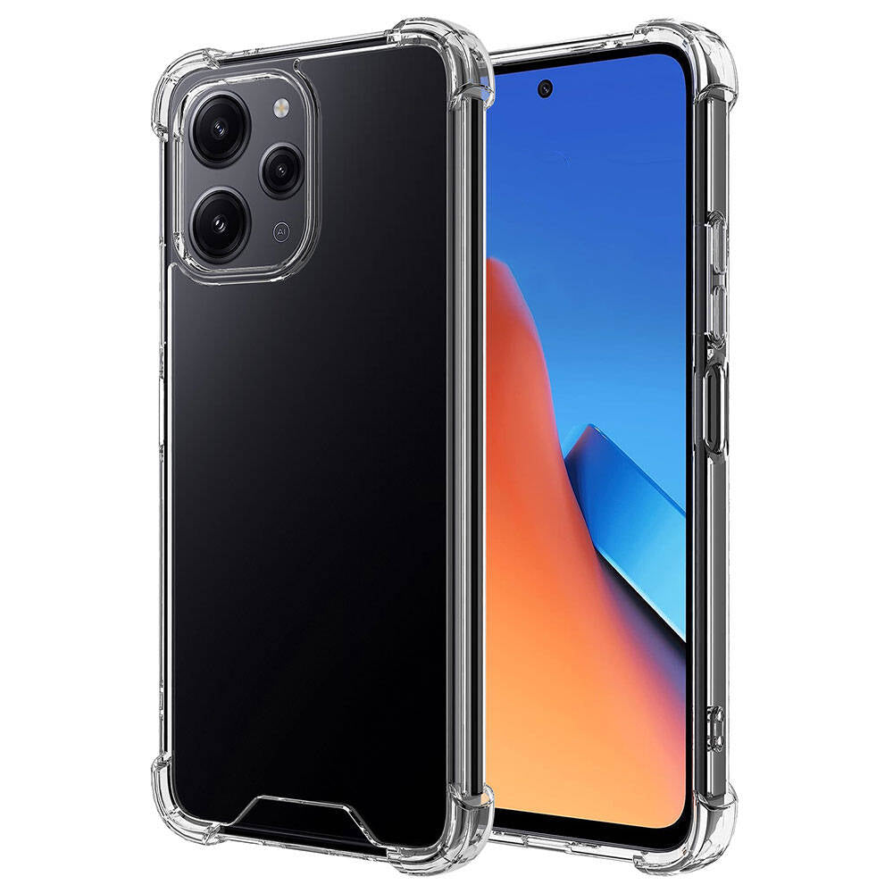 Xiaomi Redmi 12 Kılıf Zore Nitro Anti Shock Silikon Renksiz