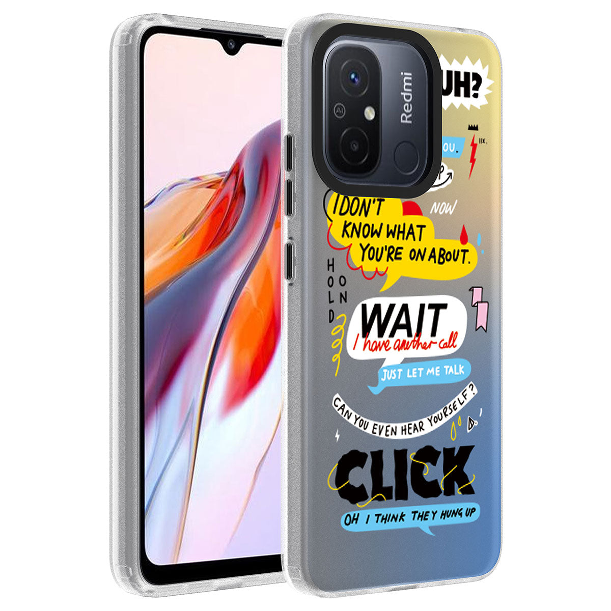 Xiaomi Redmi 12C Kılıf Desenli Zore Dragon Sert Kapak Kelimeler