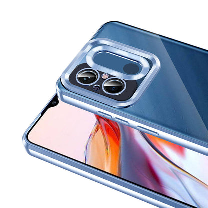 Xiaomi Redmi 12C Kılıf Kamera Korumalı Logo Gösteren Zore Omega Kapak Siyah